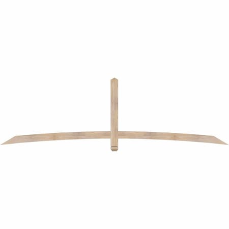 Ekena Millwork Bellingham Timber Gable Bracket, Douglas Fir, 108"W x 31 1/2"H x 1 1/2"D x 3 1/2"F, 7/12 Pitch GBW108X31X0204BEL00SDF